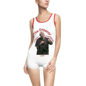 The Emperor conquerer champion lion Women's Vintage Swimsuit (AOP)
