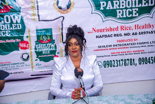 Ex MBGN Beauty Queen Isabella Ayuk Unveils Organic “Shilow Parboiled Rice” to Tackle Hunger