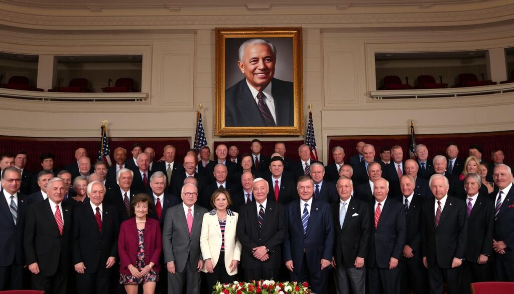 political leaders honoring Carter